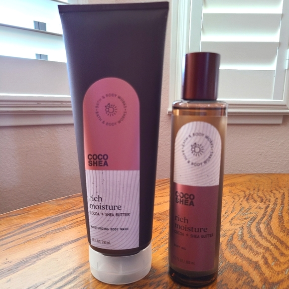 Bath & Body Works Other - 🛍BOGO 50% OFF🛁NWT‼️BBW Coco Shea Rich Pair of Body Wash and Body Oil